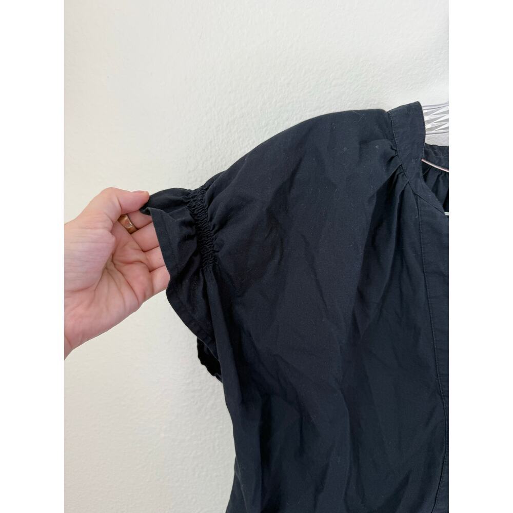 Anthropologie Pilcro The Tatum Flutter Sleeve Blouse: Poplin Edition Size Small - Picture 6 of 9